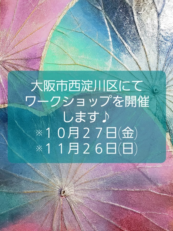 ワークショップの開催予定♪